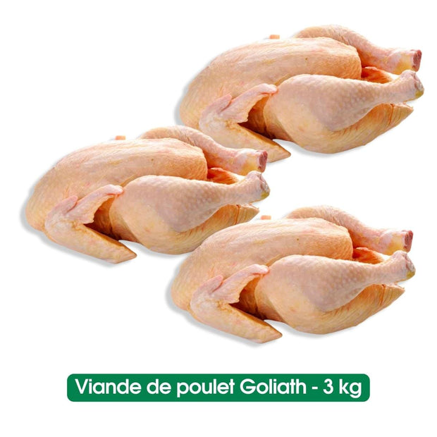 Viande poulet Goliath entier