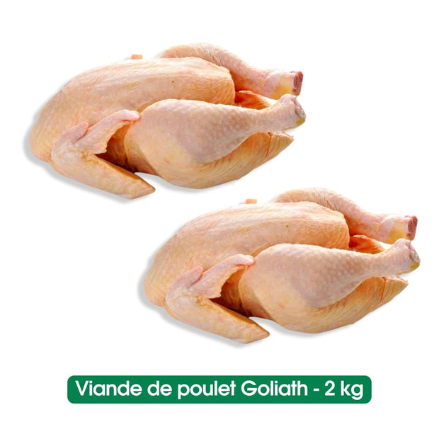 Viande poulet Goliath entier
